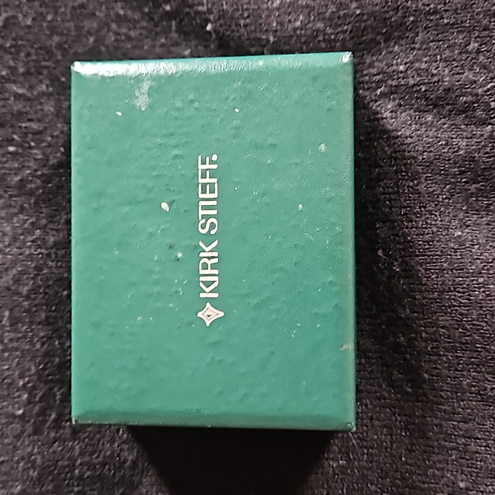 Vintage Kirk Stieff 7" Pewter Holly Engraved Bracelet in Gift Box - Picture 10 of 15